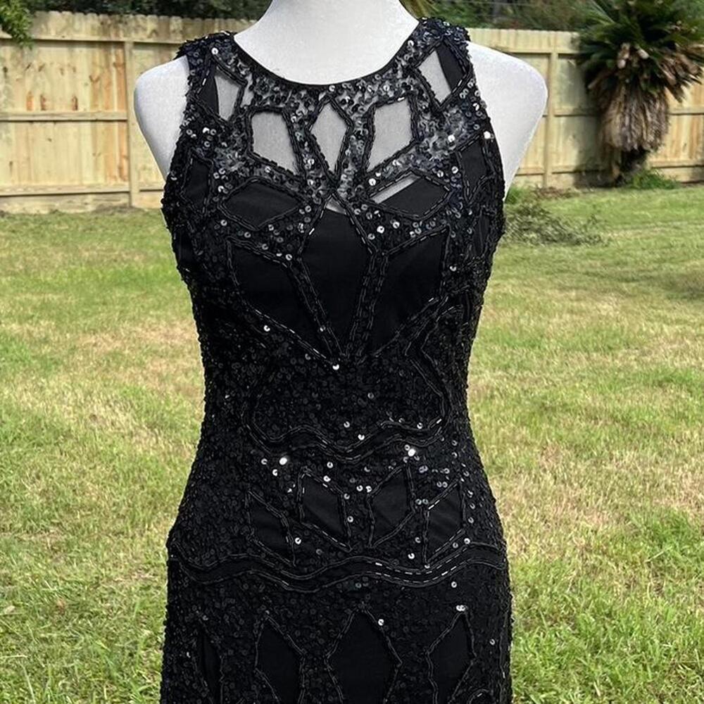 Aidan Mattox Women's Black Dress
